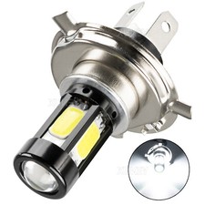 H4 9003 LED Bulb HS1 Replacement High/Low Beam Motorcycle Headlight 6000K White