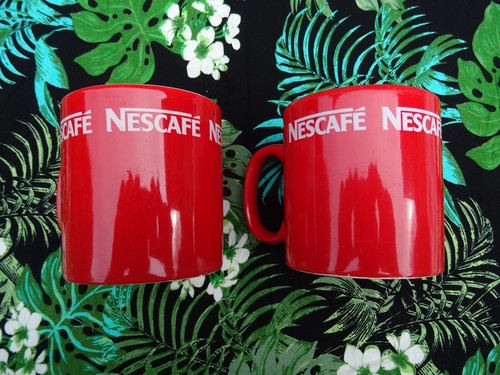 Pair red nescafe - pair, coffee