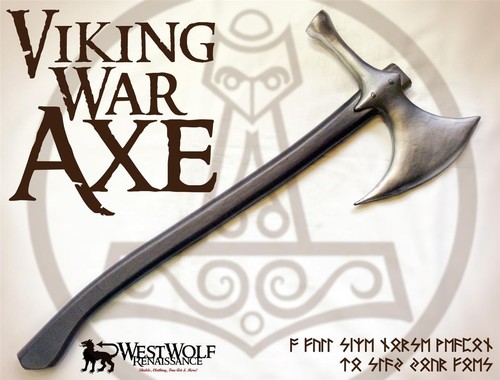 Viking war axe - war, --