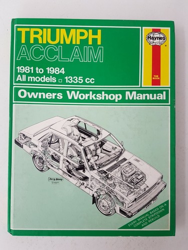 Triumph acclaim haynes - haynes, manual