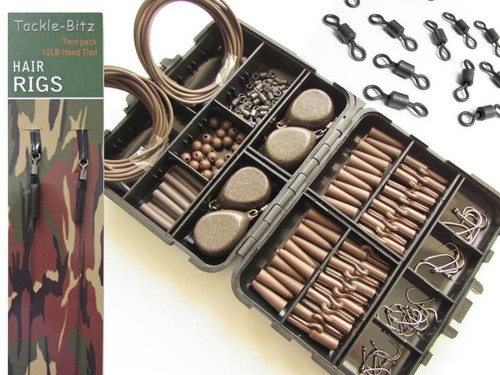 Brown fishing tackle box - fishing, set