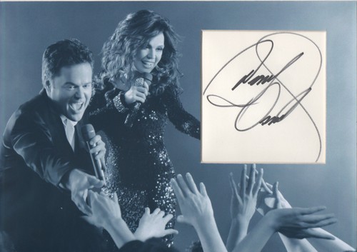 Donny osmond signed 12x8 photo - signed,
