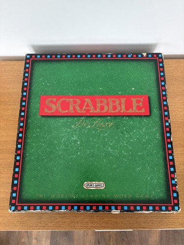 Vintage scrabble deluxe 1988 - vintage,