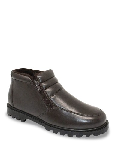 Mens leather twin zip - mens,