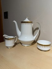 Paragon & Royal Albert Athena Coffee Pot, milk jug & sugar bowl VGC