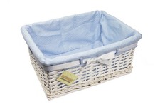 White Wicker Storage Gift