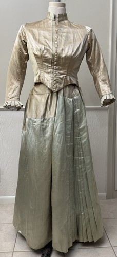 Antique late victorian silk - victorian,