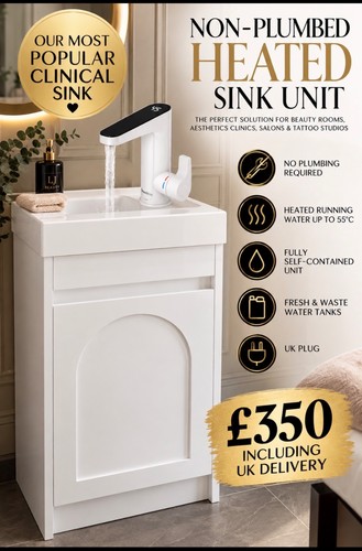 Non plumbed heated sink - non,