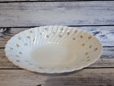 Rare Wedgwood Misprint Cascade Pattern Apple Blossom Print Vegetable Dish 78664G