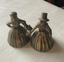 2x Vintage Brass pair Welsh