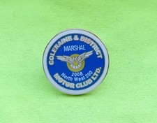 2008 NW200 North West 200 MARSHAL Coleraine Motorcycle bike badge pin lapel