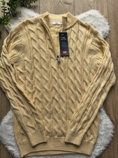 Cotton Traders Mens Cable Knit