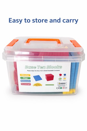 Base place value blocks - place,
