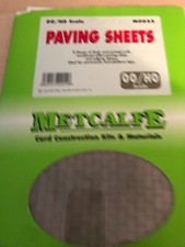METCALF PAVING SHEET  KIT  OO GAUGE