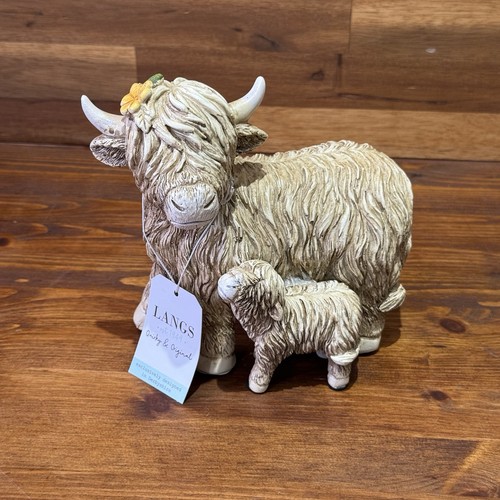 Highland cow mother and - mother,