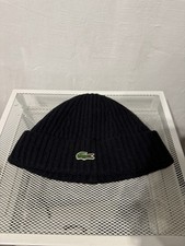 Lacoste wool beanie hat mens