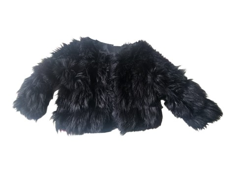 Black shaggy faux fur - shaggy,