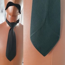 Vintage 1950s Tie Black Rayon
