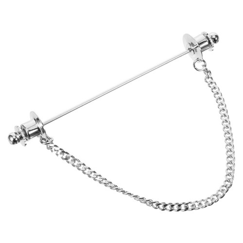 Brooch pin with chain for - with, men