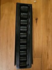 Snap On Tools USA 10pc 1/2" Dr Flank Dr® Shallow Impact Socket Set 310IMMADDON