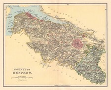 RENFREWSHIRE county map