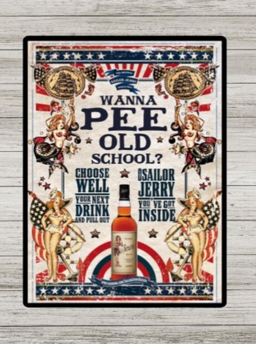 Vintage wanna pee metal - vintage,