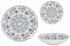 6 piece dinner set BLUR plates
