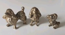 Pewter Minature French Poodles