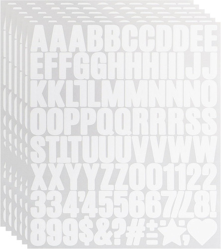 Inch small vinyl letters - inch,