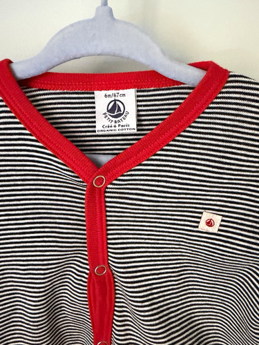 Petit bateau striped footed - petit,