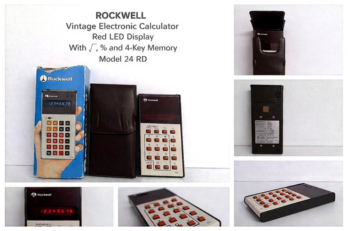 Vintage rockwell calculator - vintage,