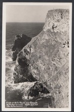 Cornwall Postcard - Cliffs at