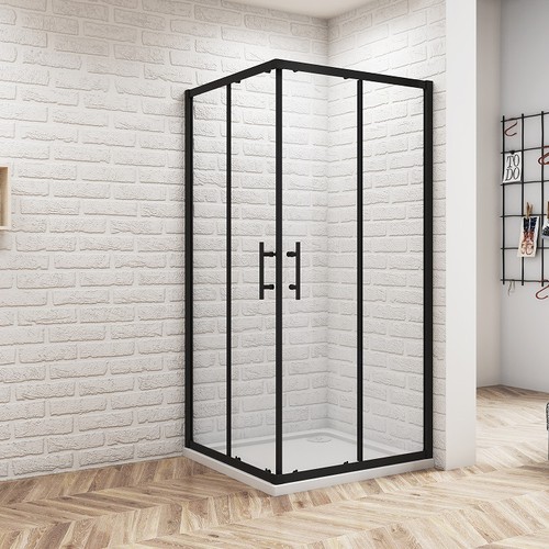 Black frame corner entry - frame,
