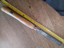 Ashley Iles made in England skew chisel~3/4" Overall L~16 3/4" Handle~8 7/8"