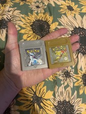 NINTENDO POKÉMON game Boy Gold And Silver Cartridges Fantastic Quality