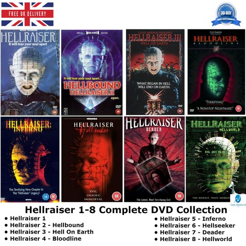 Hellraiser series complete - hellraiser,