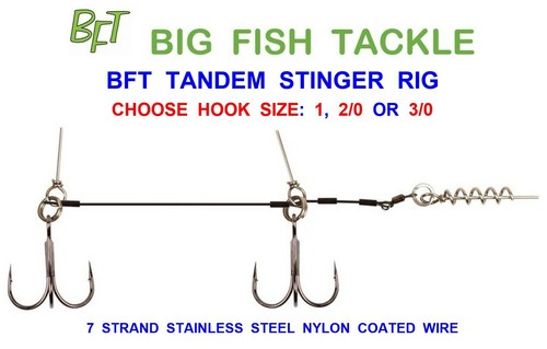 Bft shallow tandem stinger rig - bft,