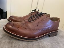 Men's  Hammond & Co By Patrick Grant  Brown Leather Brogue Shoes RRP £210 Size 6