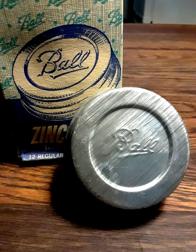 Ball zinc lid mason - mason, jar