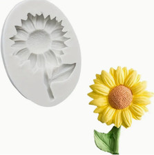 Sunflower flower silicone cake - sunflower,