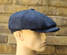Harris Tweed Wool Newsboy Cap