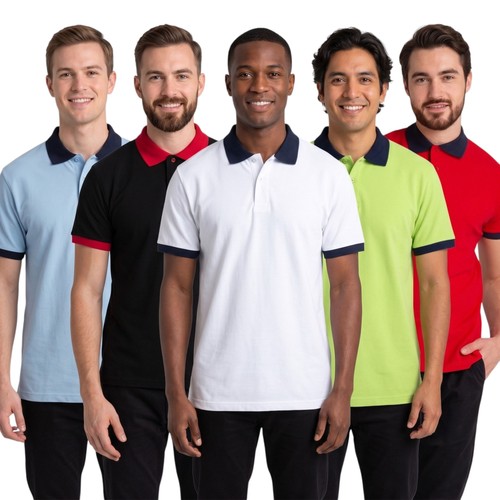 Mens polo shirt pique - mens,