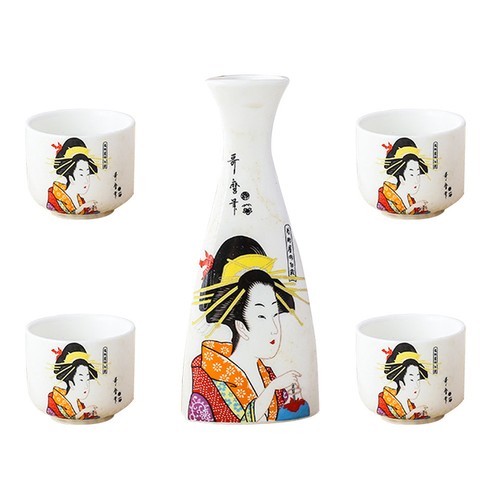 Set ceramic sake - set, kettle