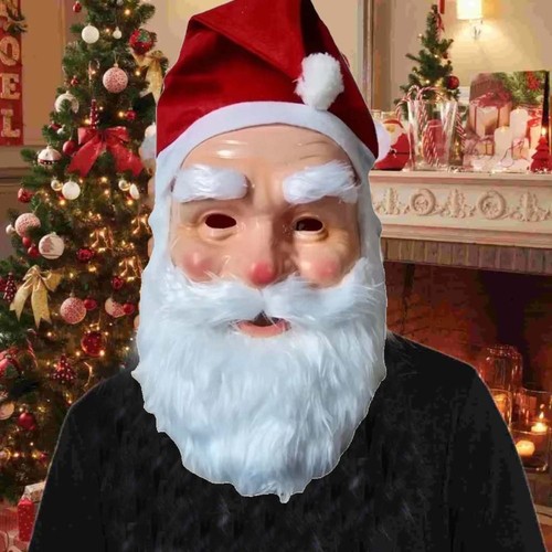 Santa claus face mask funny - claus,