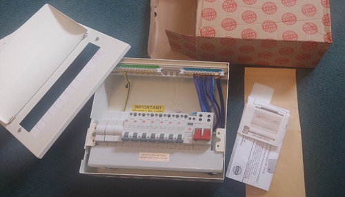 Wylex consumer unit metal - unit,