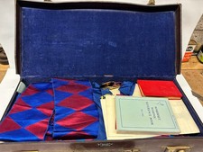 LEATHER CASE OF MASONIC