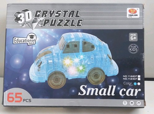 Crystal puzzle small car - puzzle,
