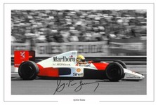 AYRTON SENNA McLAREN SIGNED
