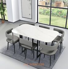 Marble ceramic Dining table and chairs Cafe diner retro ..