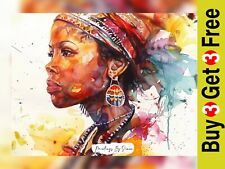 Vibrant Cultural Watercolor